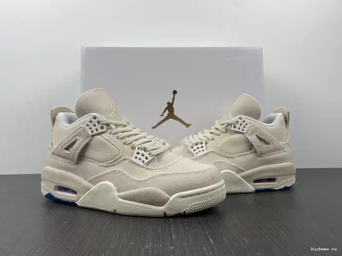 Rep Kickmax DQ4909-100 Jordan Blank (W) Retro 4 Canvas 0507